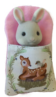 Sleeping Bag Bambi with Bird