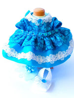 sylvanian mothers dress aqua bag hat