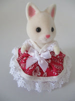 Sister Dress Red And White