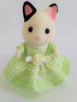 Sister Dress Lime Green and Silver